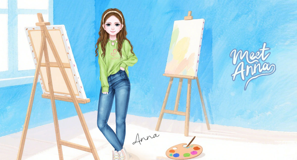 《Meet Anna – The Art Dreamer in Blue》