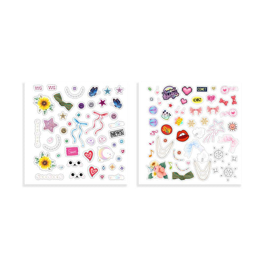 WeGirls DIY shoe stickers - colorful decorative designs for kids