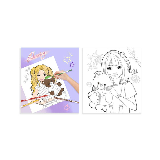 WeGirls doll coloring tutorial - step-by-step doll painting guide