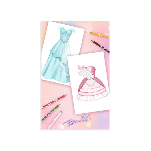 WeGirls dress design template - kids fashion inspiration