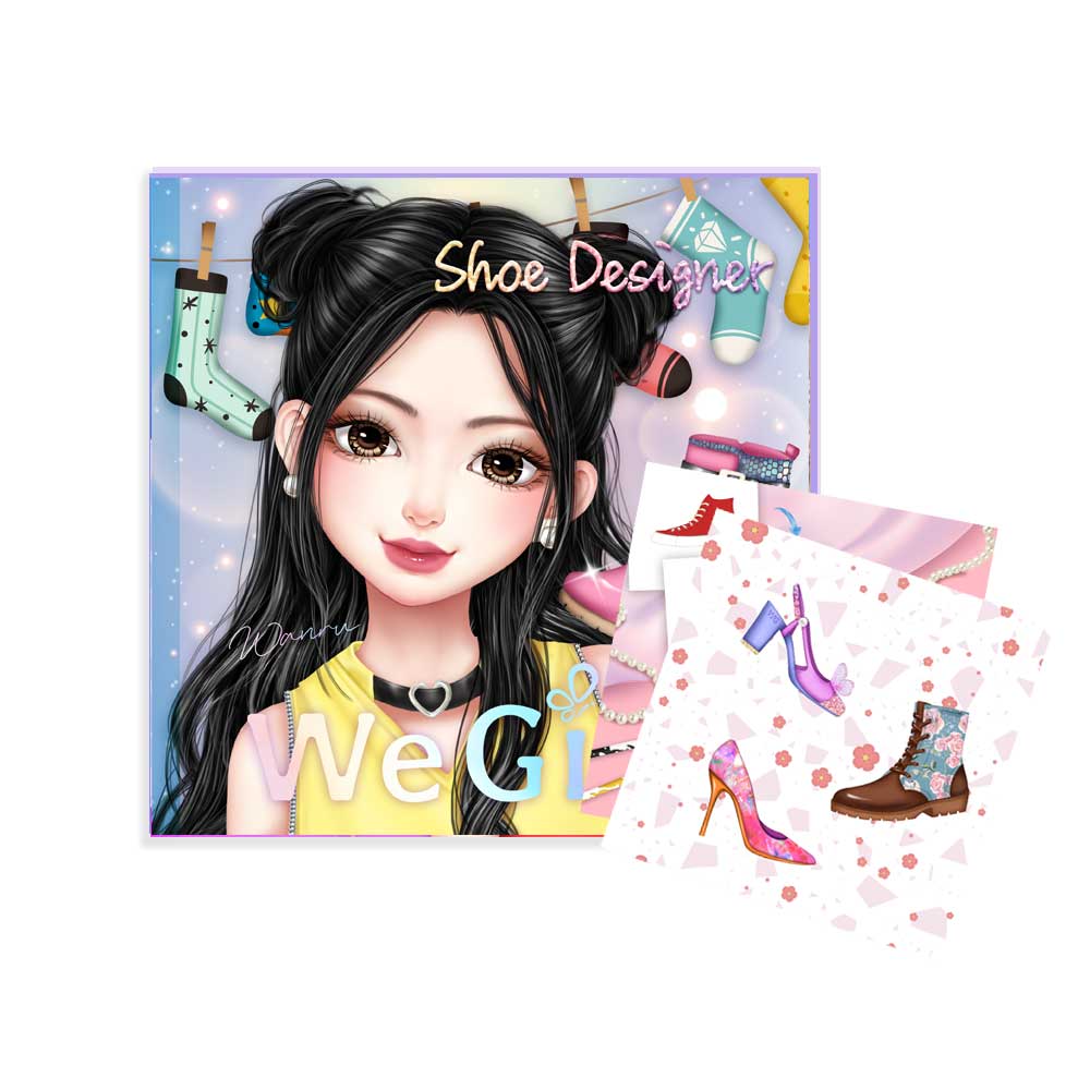 WeGirls kids' shoes and socks coloring book - DIY creative drawing fun