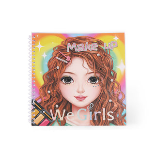 WeGirls makeup coloring book for kids - DIY beauty design activity