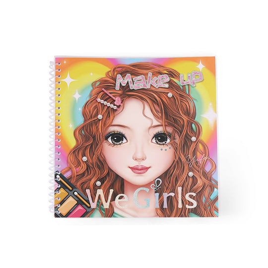 WeGirls makeup coloring book for kids - DIY beauty design activity