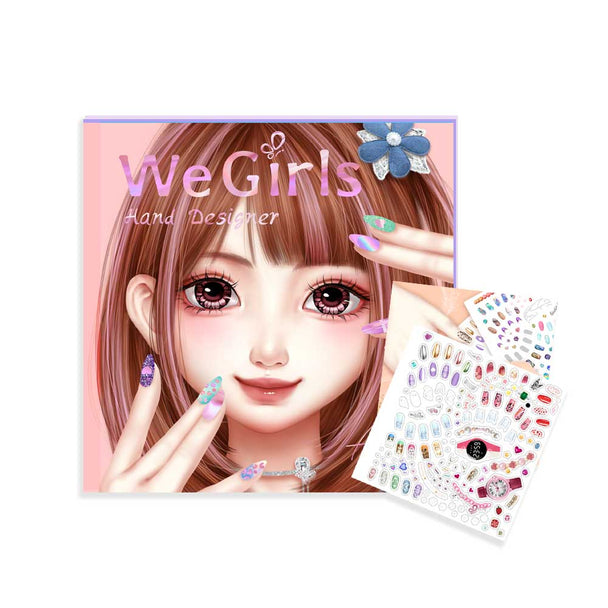 WeGirls nail art coloring book - creative DIY nail designs for kids