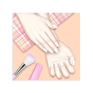 WeGirls nail art hand demo - creative nail design showcase
