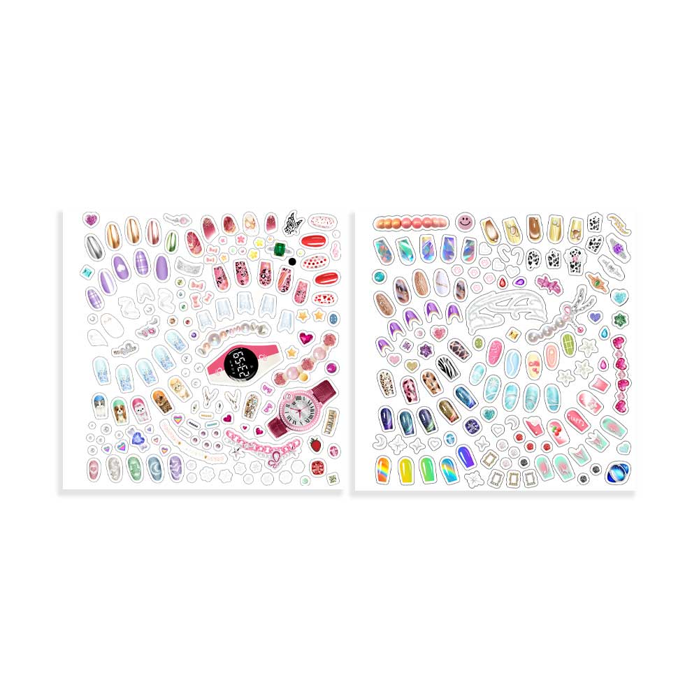 WeGirls nail art stickers - fun patterns and decorations for kids