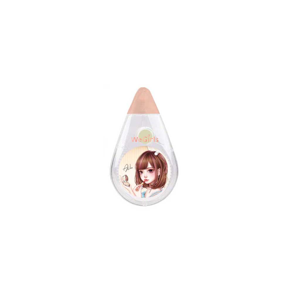 WeGirls yellow correction fluid pen with akiko character - easy-to-use white-out for students