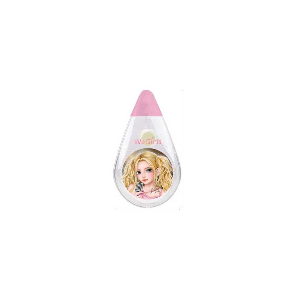 WeGirls pink correction fluid pen with lucy character - easy-to-use white-out for students