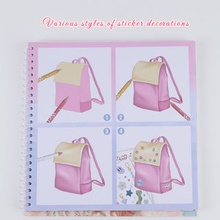 WeGirls Bag Design Tutorial Guide - Step-by-Step Instructions for Kids to Learn Handbag Coloring Techniques