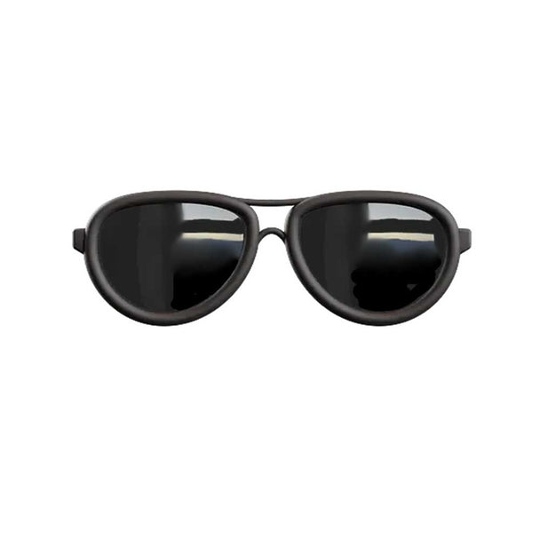 WeGirls chic black sunglasses for kids - unbreakable polarized lenses with UV400 protection (ages 4-14)