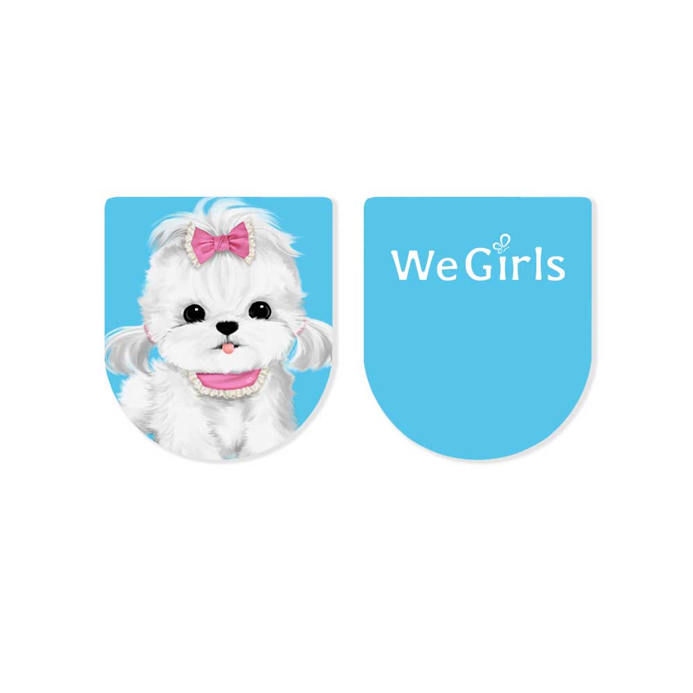 WeGirls character bookmark collection - dog  designs for young readers