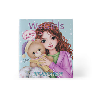 WeGirls doll coloring book for kids - creative DIY doll design activity