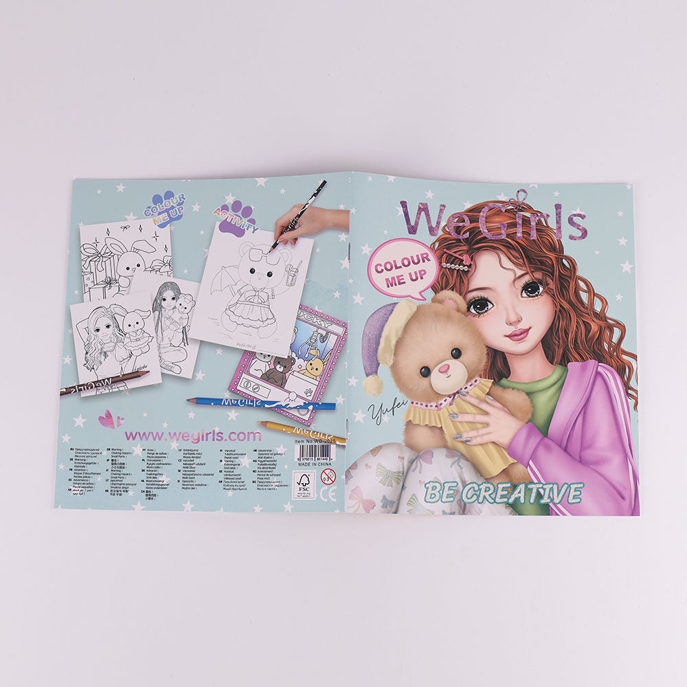 WeGirls creative doll coloring examples - finished doll design collection