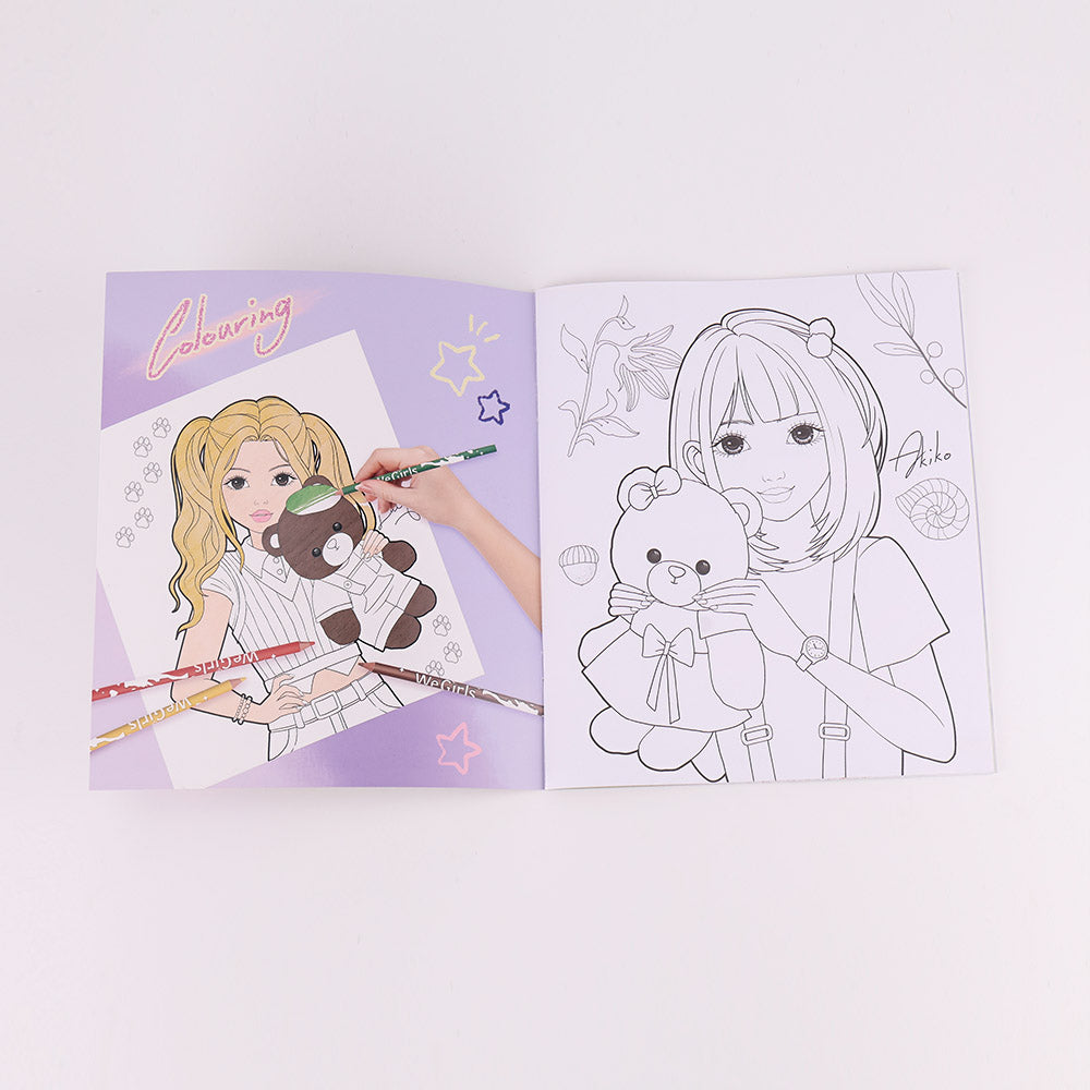 WeGirls doll coloring tutorial - step-by-step doll painting guide