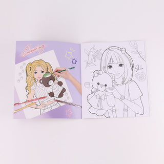 WeGirls doll coloring tutorial - step-by-step doll painting guide