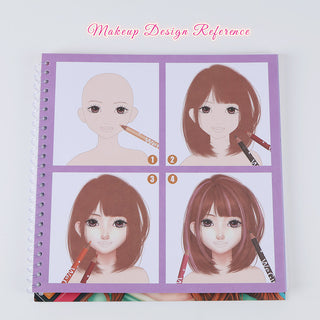 WeGirls Makeup Design Step-by-Step Tutorial - Easy Guide for Children to Learn Cosmetic Coloring Techniques