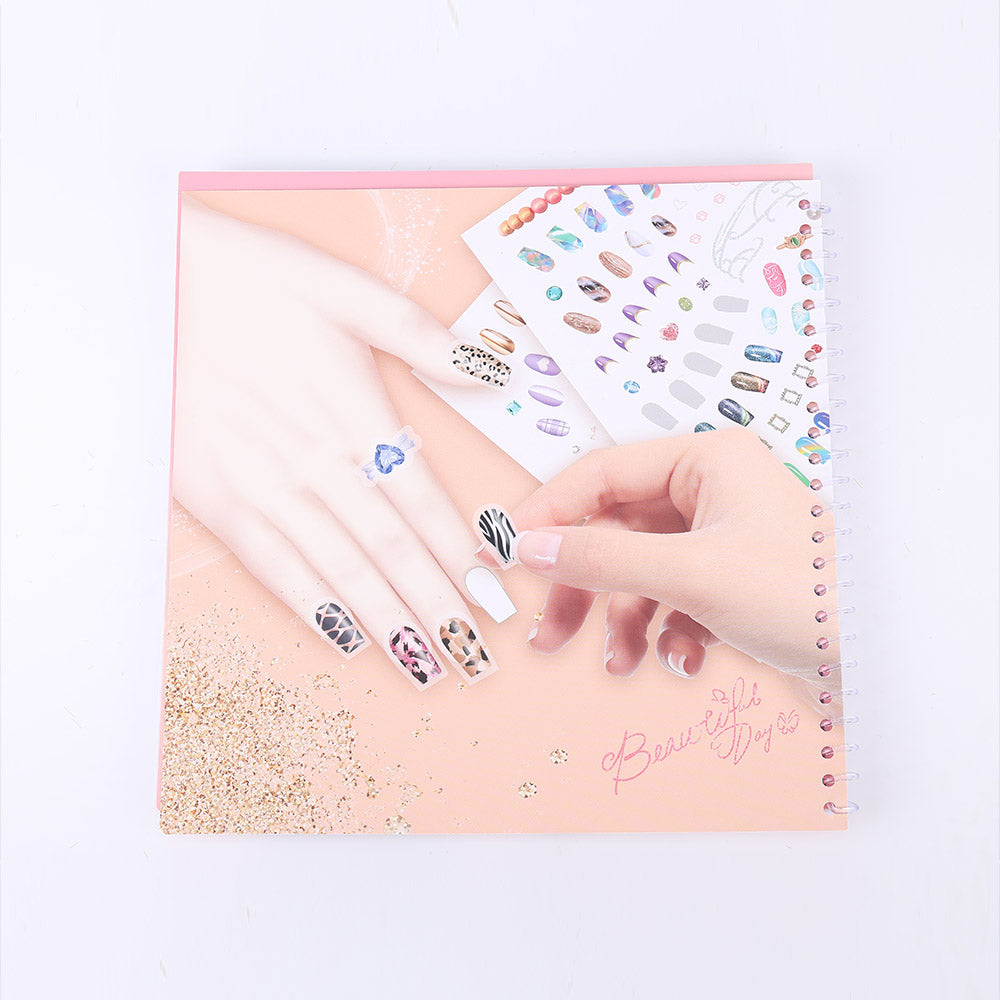 WeGirls Nail Sticker Application Tutorial - Step-by-Step Guide for Kids to Design Decorative Nails