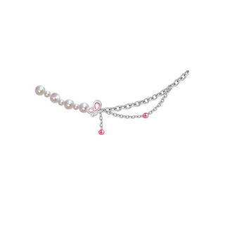 WeGirls pearl & crystal hybrid necklace - tiered design with graduated strands for stage performances
