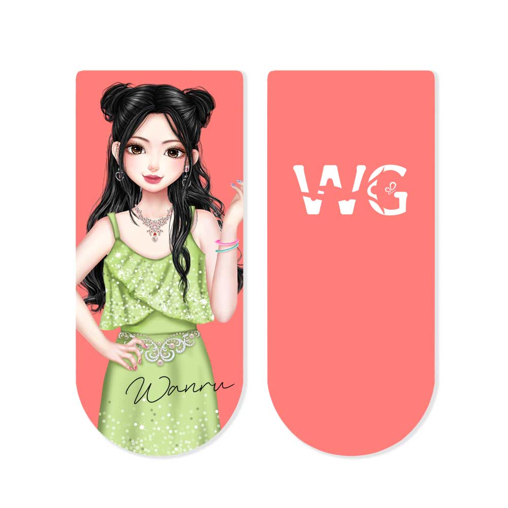WeGirls character bookmark collection - wanru designs for young readers