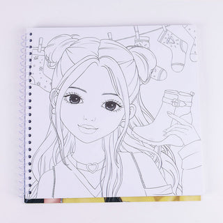 WeGirls shoe coloring page - Wanru showing creative design example