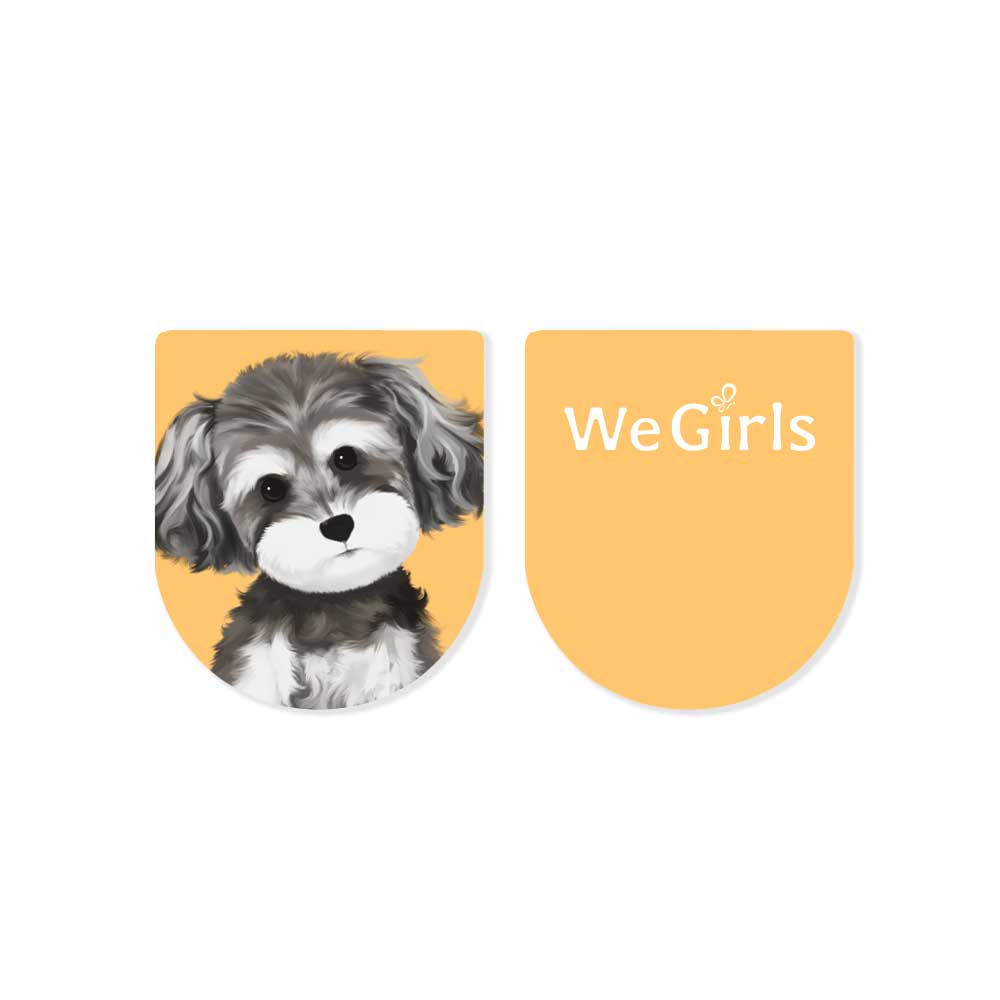 WeGirls character bookmark collection - yellow designs for young readers