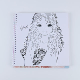 WeGirls Yufei Bag Line Art Coloring Template - Printable Purse Design Sheet for Girls' Creative Drawing Activity"